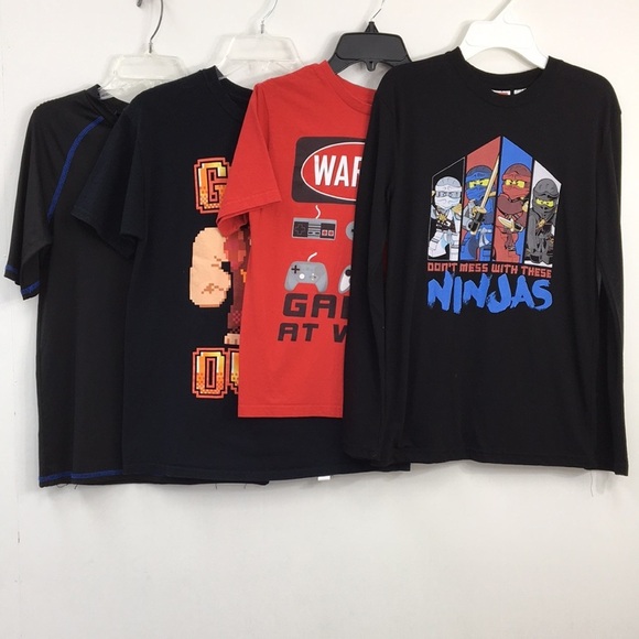 Fortnite/Disney/ADTN/Lego boys Tee Shirt Bundle Size 14/16 GREAT Condition - Picture 1 of 13